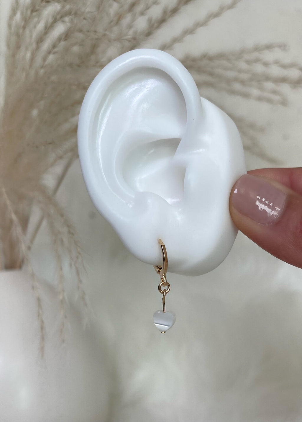 Mother of Pearl Gold Earrings
