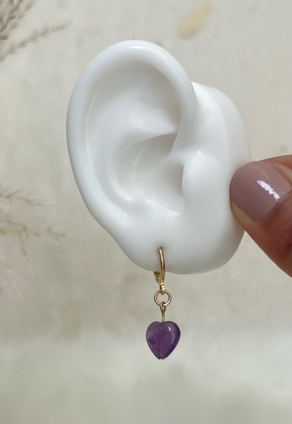 Quartz Gold Earrings