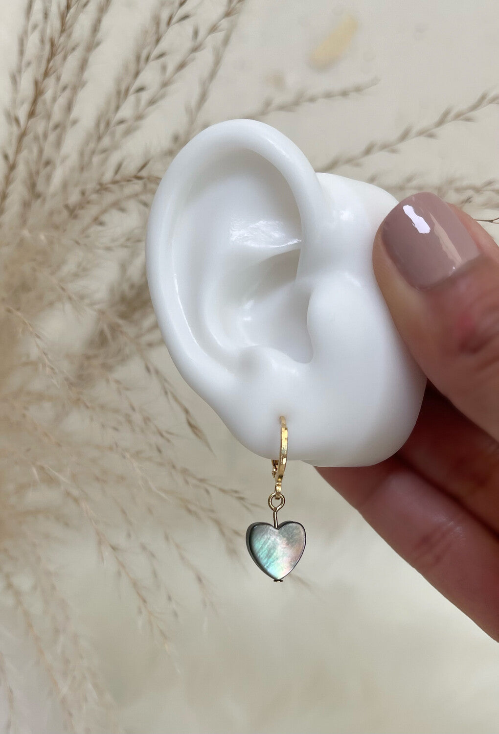 Mother of Pearl Gold Earrings