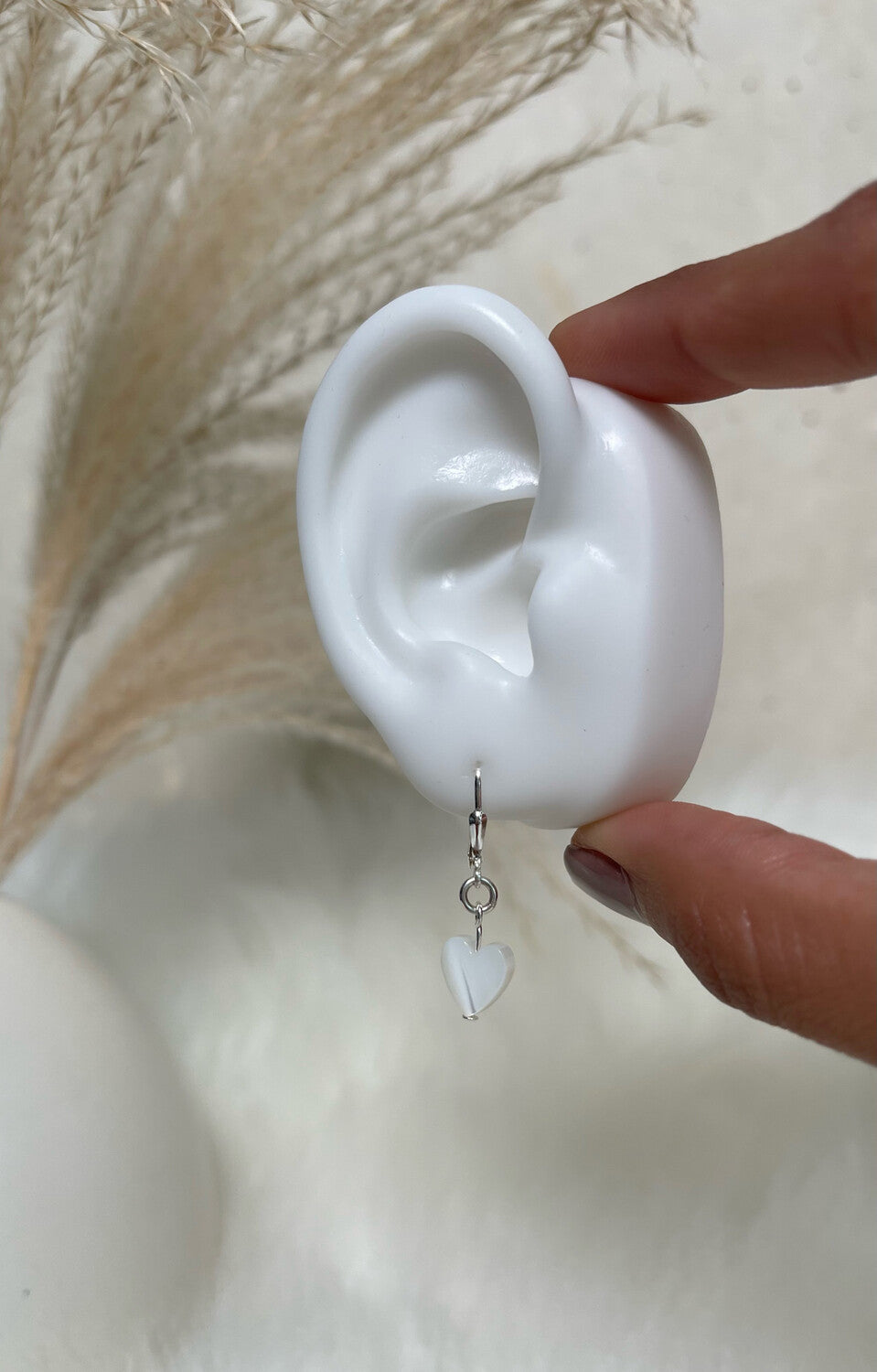 Mother of Pearl Silver Earrings