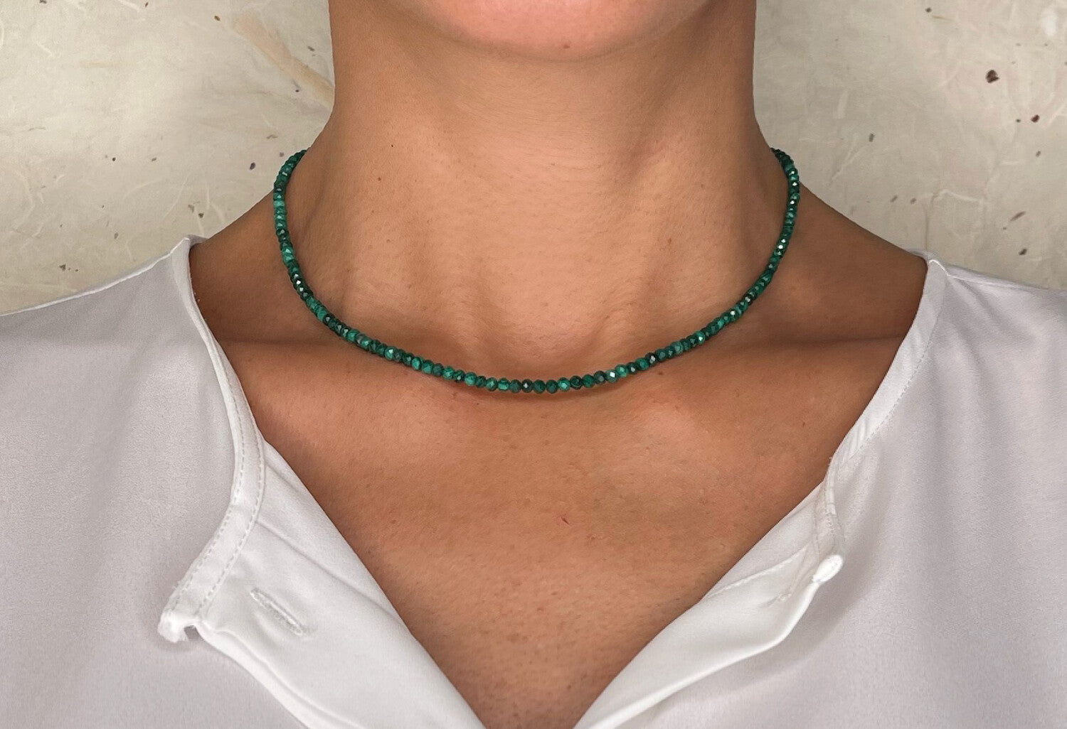 Miley All Malachite Necklace