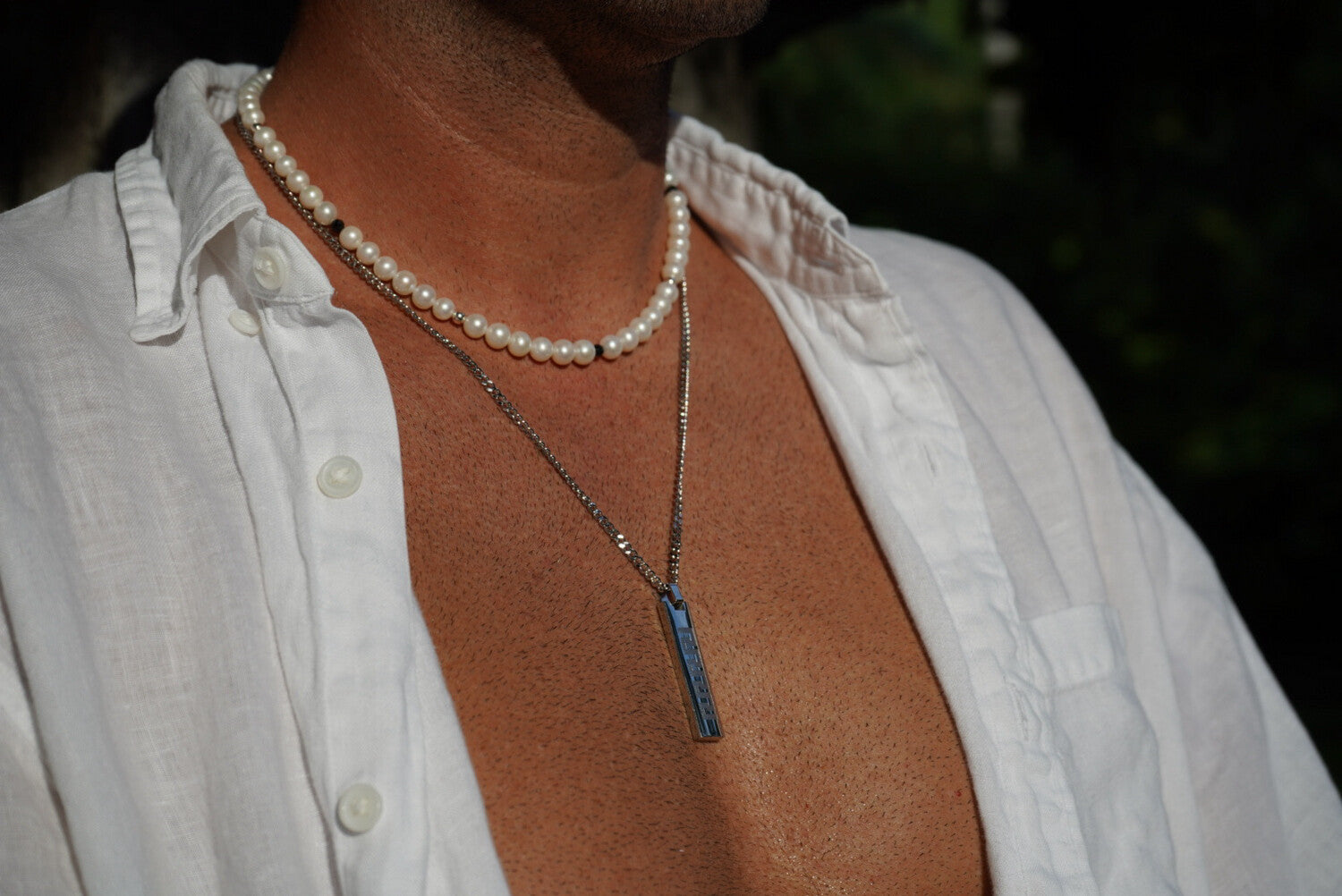 Plate Men Necklace