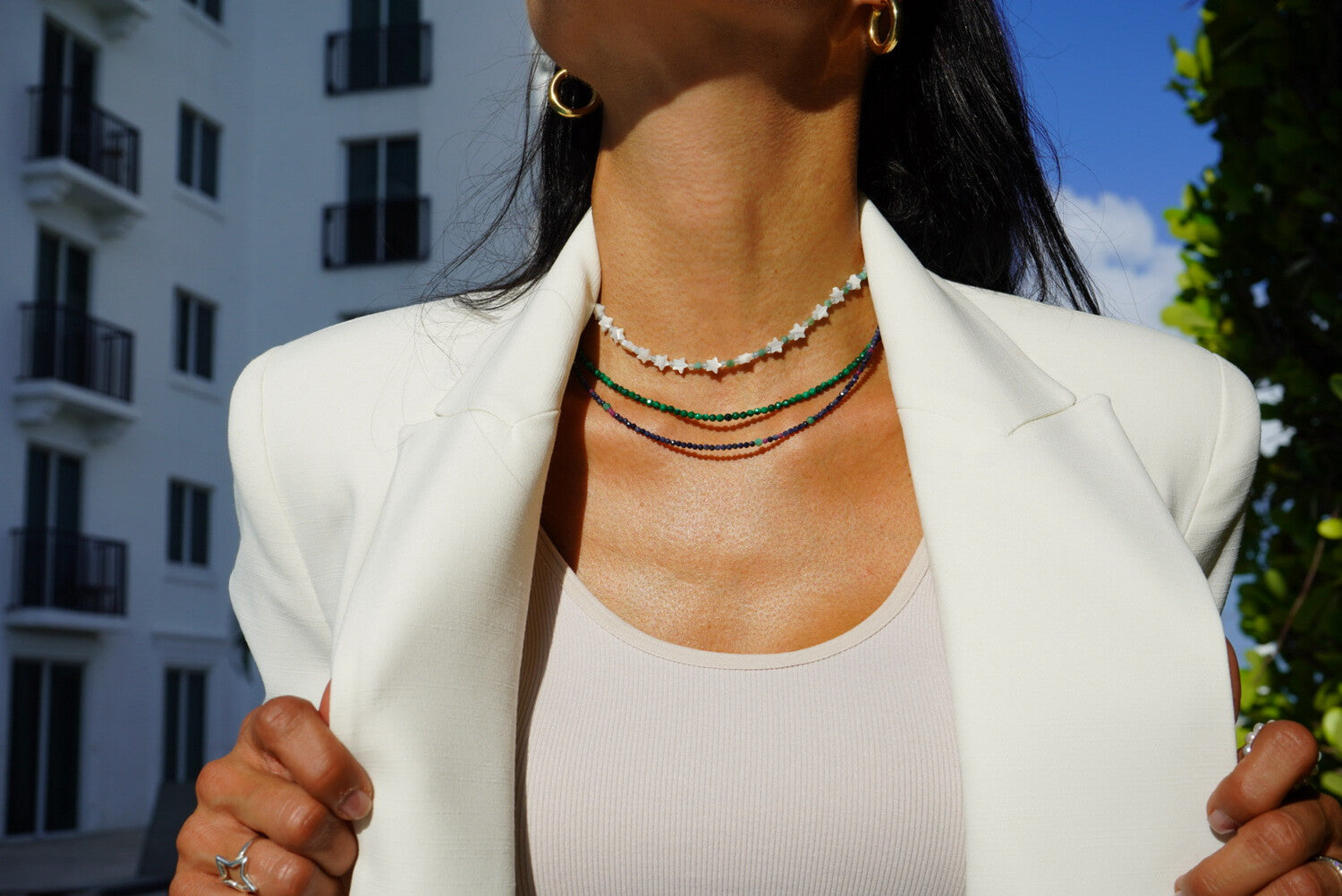 Miley All Malachite Necklace