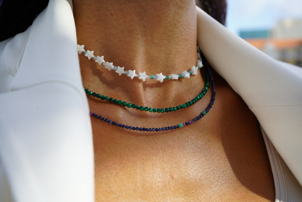 Miley All Malachite Necklace