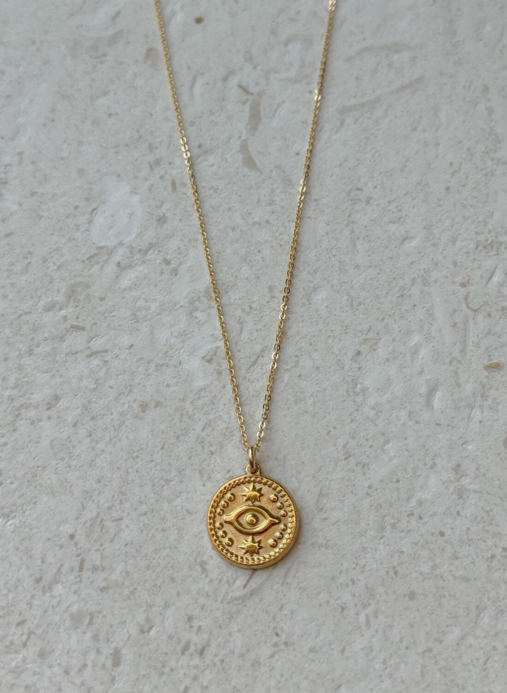 Protection Gold Necklace