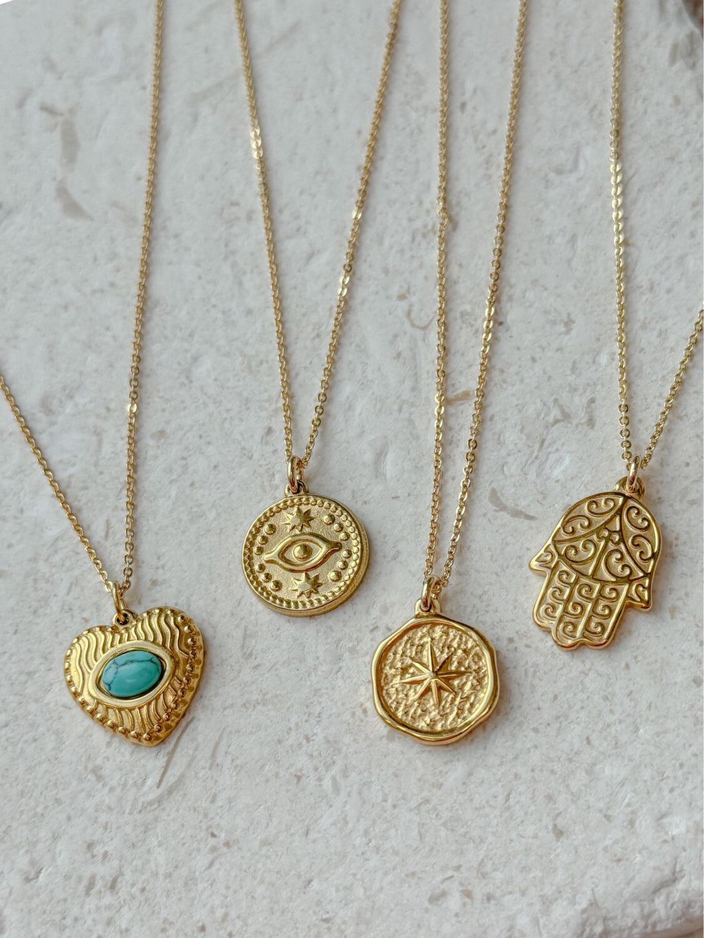 Protection Gold Necklace