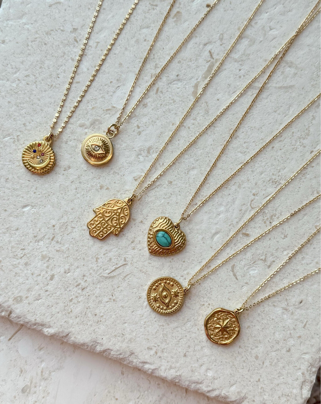 Protection Gold Necklace