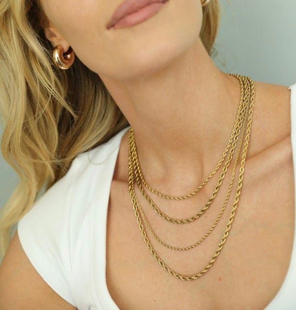 Gold Rope Necklace