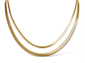 Gold Herringbone Necklace