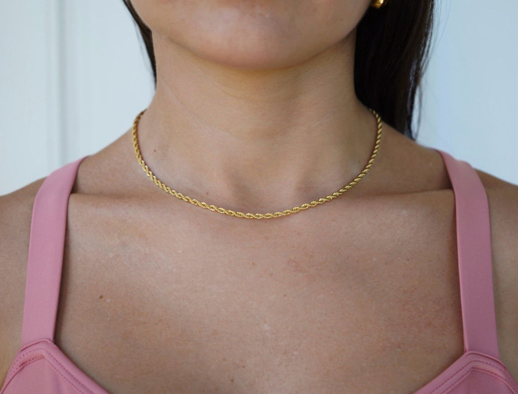 Gold Rope Necklace