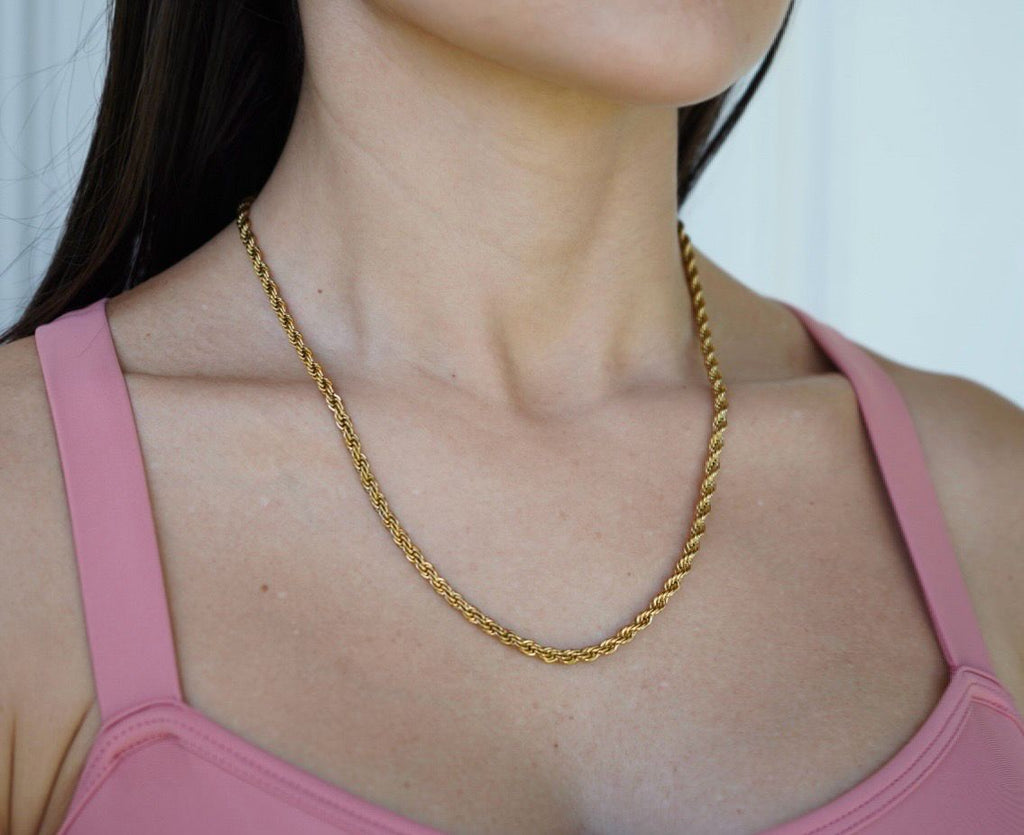 Gold Rope Necklace