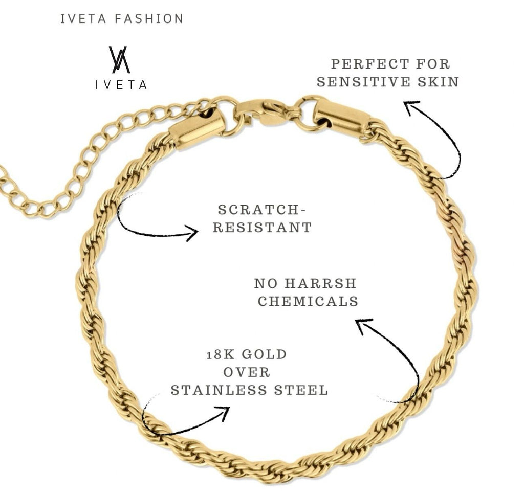 Gold Rope Necklace