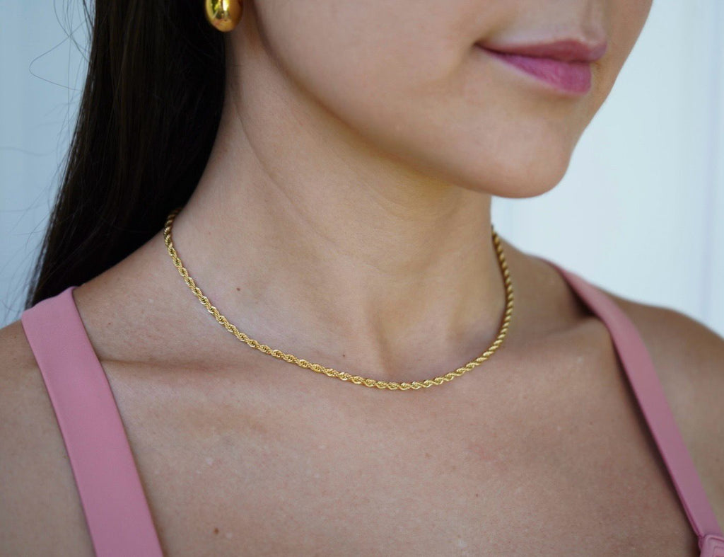 Gold Rope Necklace