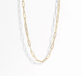 Paper clip necklace