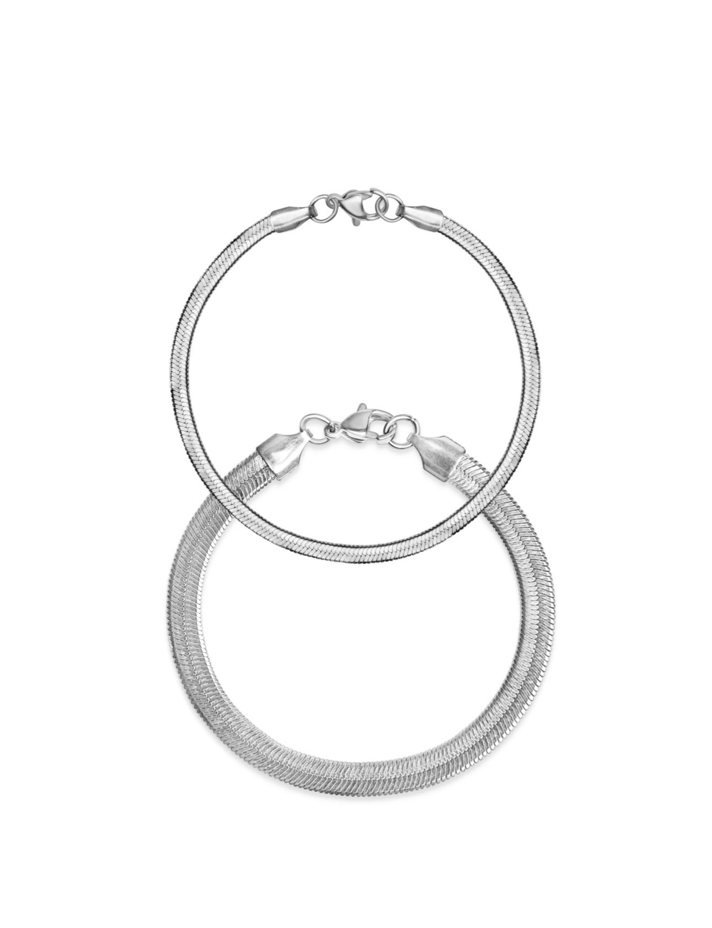 Herringbone Silver bracelet