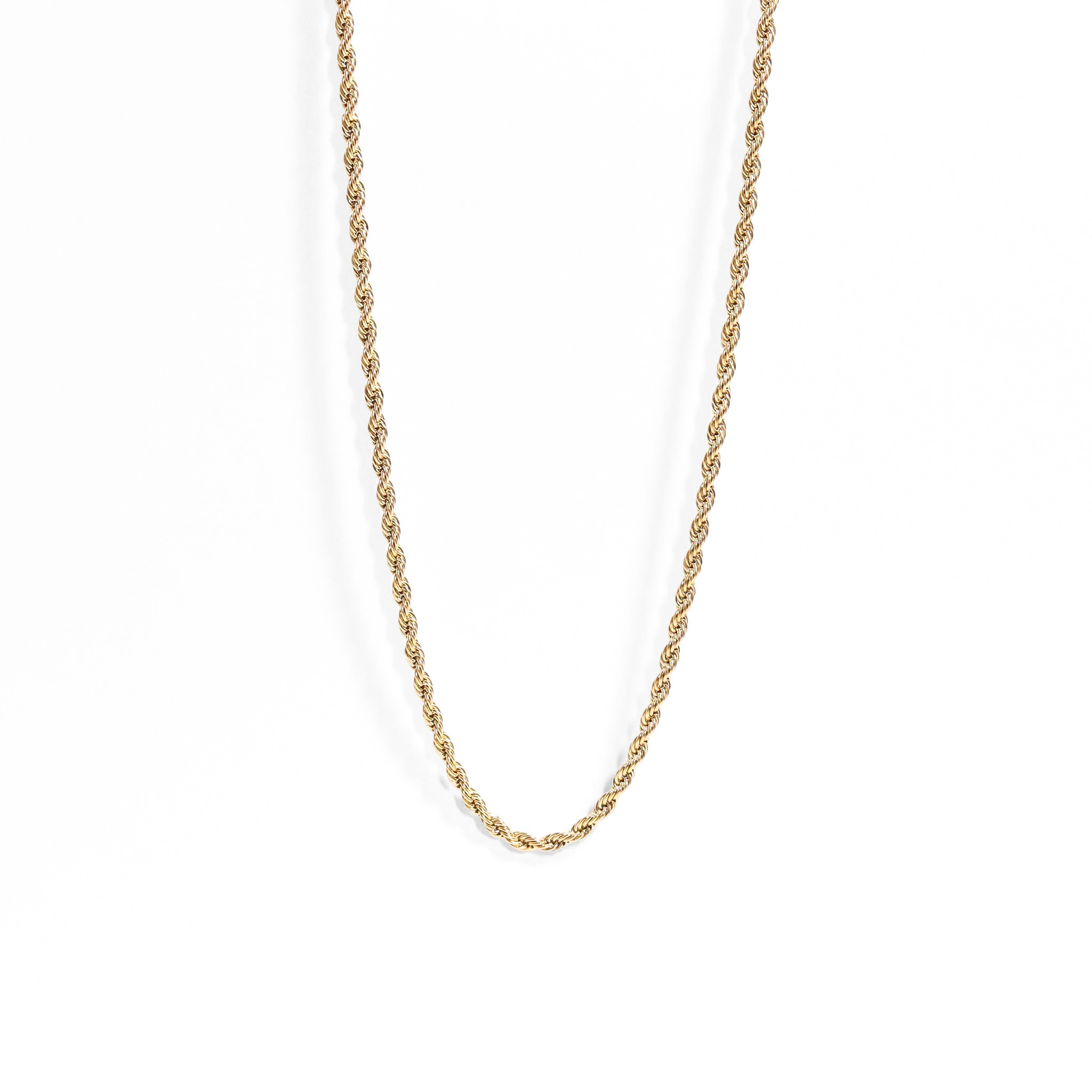 Gold Rope Necklace