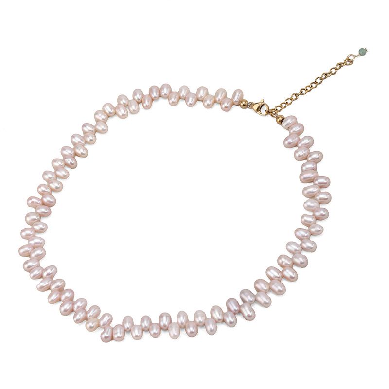 Minnie All Rose Pearls Necklace