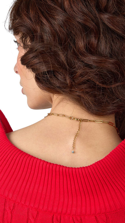 Amber pearls and gold Necklace