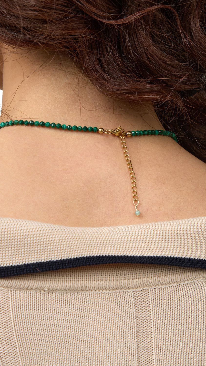 Miley All Malachite Necklace