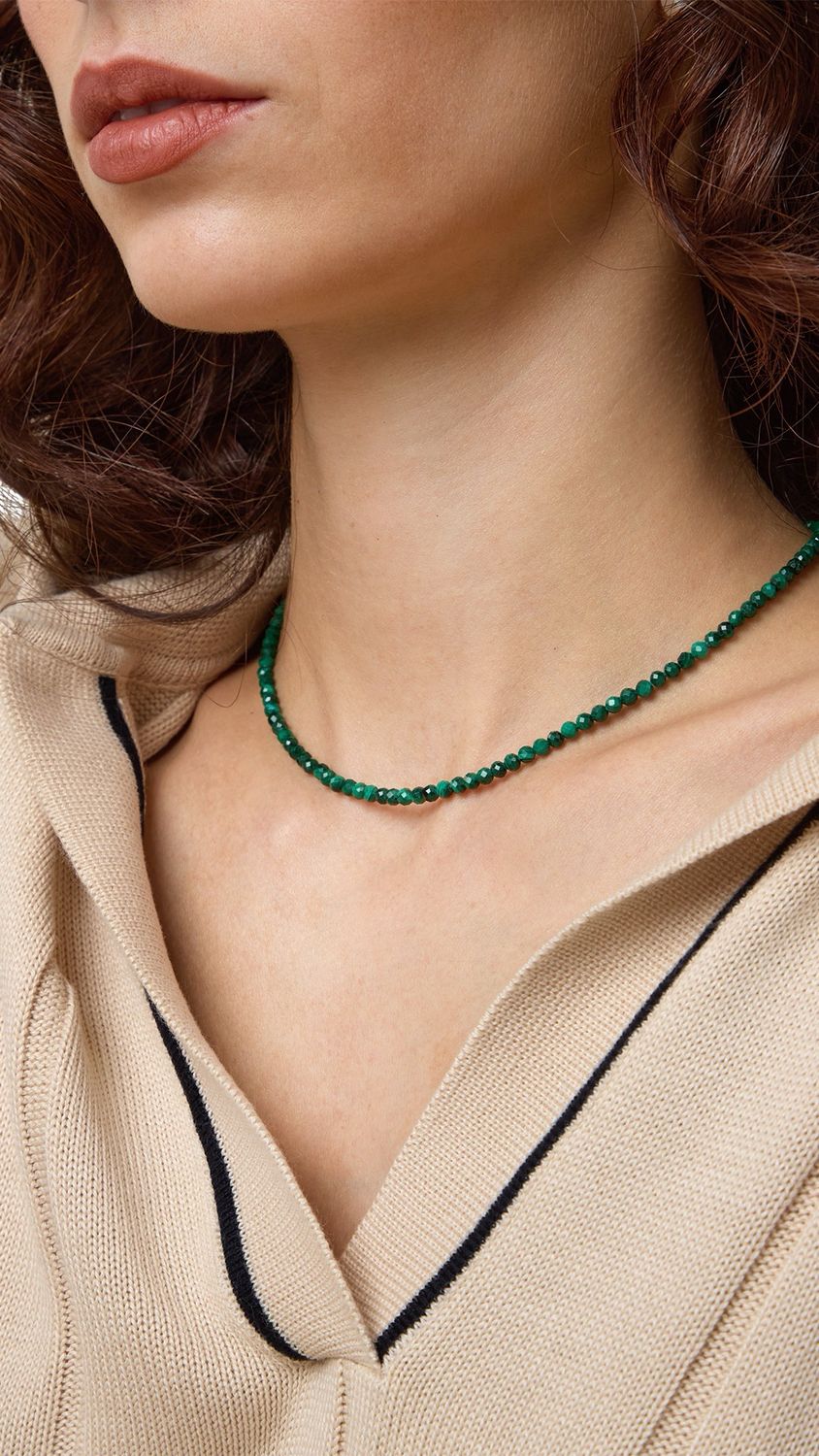 Miley All Malachite Necklace
