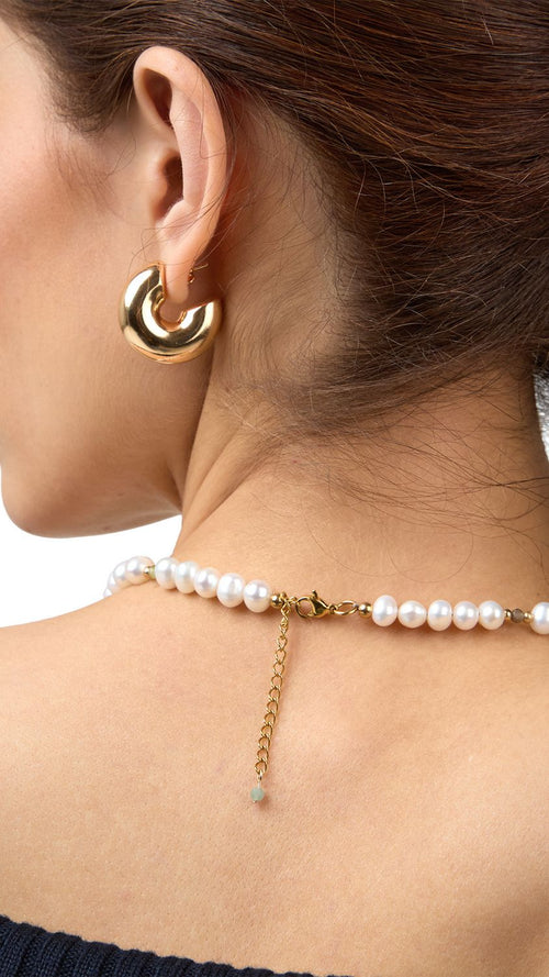 Belen tourmaline pearls necklace