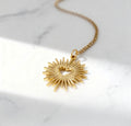 Sun Kissed necklace - 18k over stainless steel