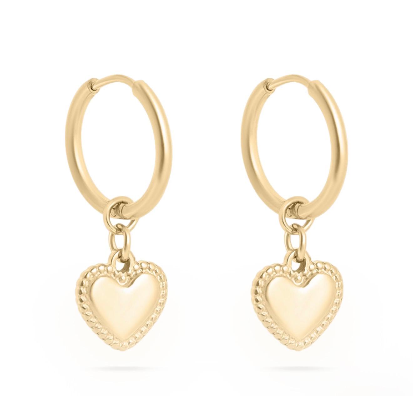 Velvet Heart earrings