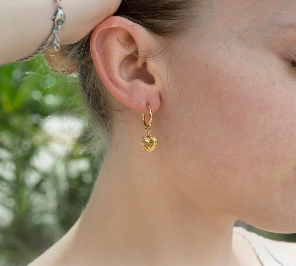 Velvet Heart earrings