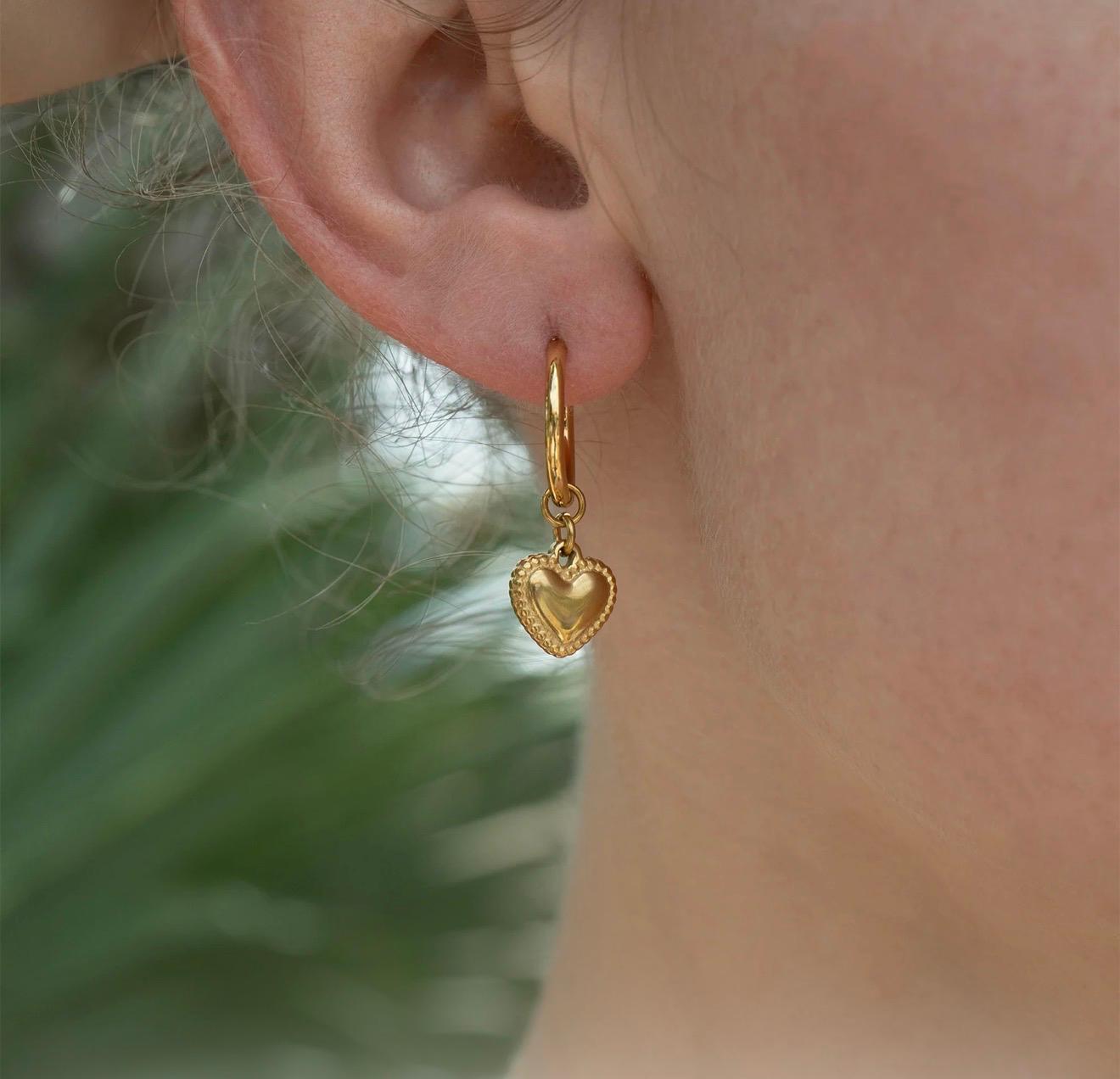Velvet Heart earrings