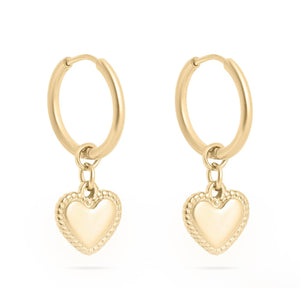 Velvet Heart earrings