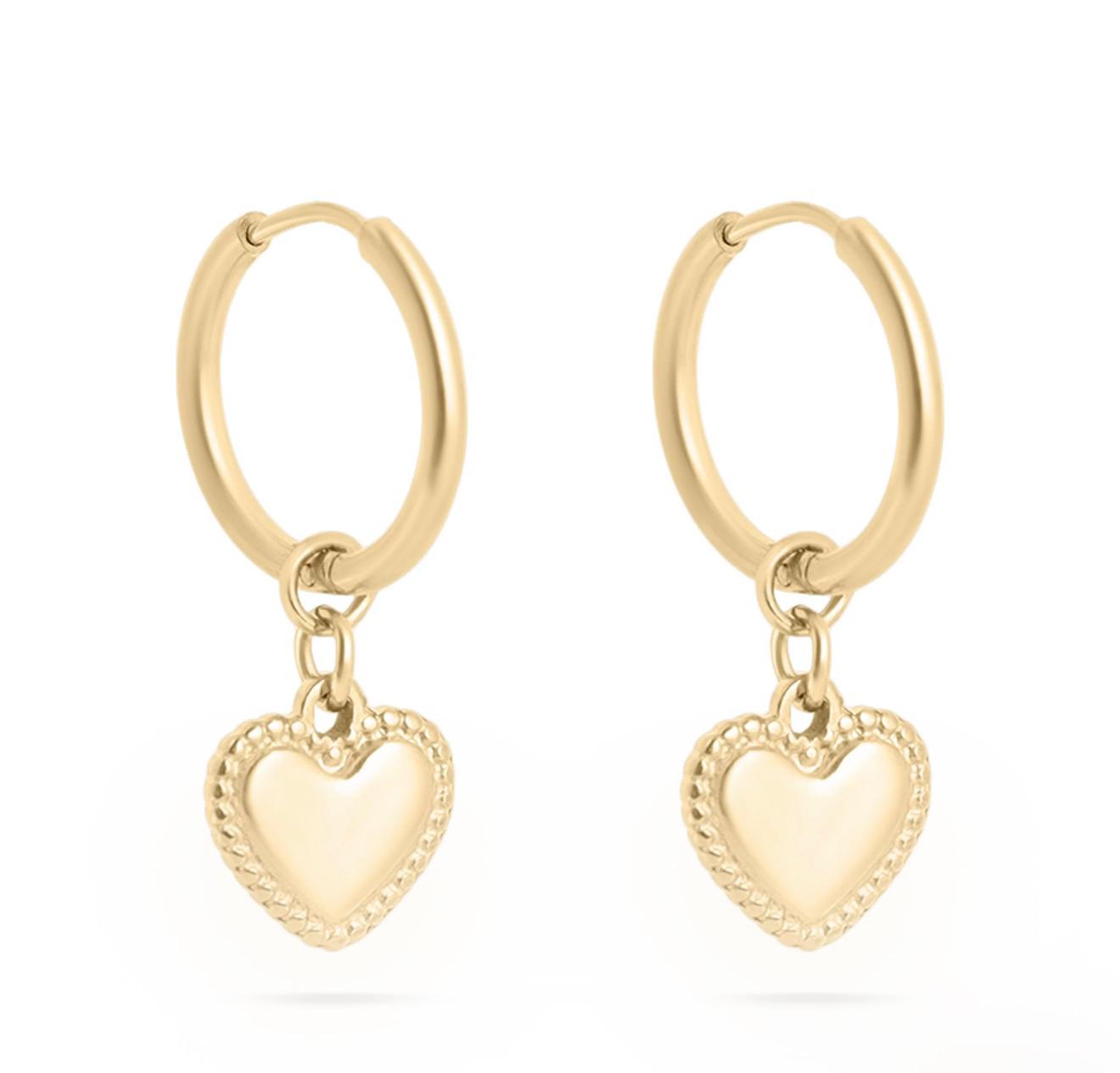 Velvet Heart earrings